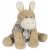 Variation Beige du produit Âne en peluche Botton Rayures de la marque Walking Mum
