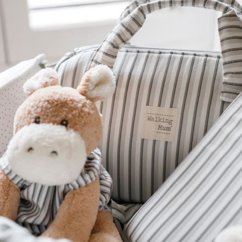 Âne en peluche Botton Rayures Walking Mum Ambiance 7