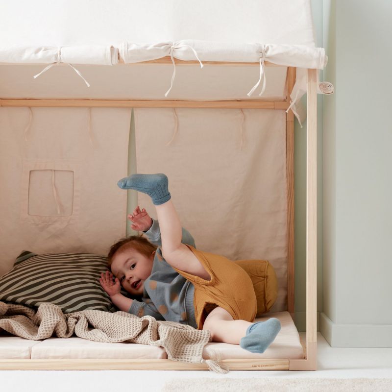 Tapis de jeu pliable Blanc Cassé (105 x 75 cm) Kid's Concept Ambiance 2