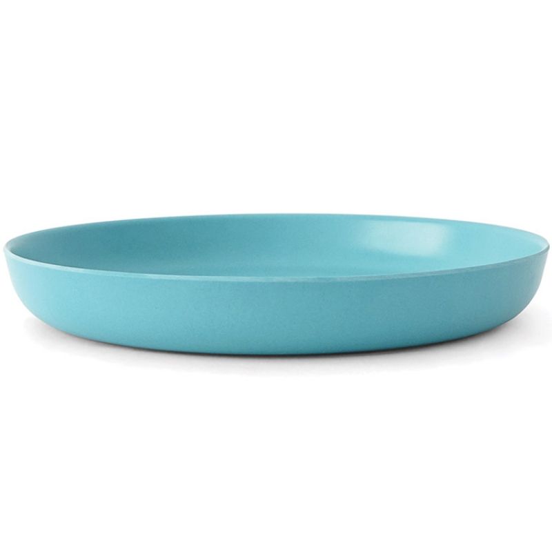 Assiette en bambou Bambino turquoise lagon (18 cm) EKOBO