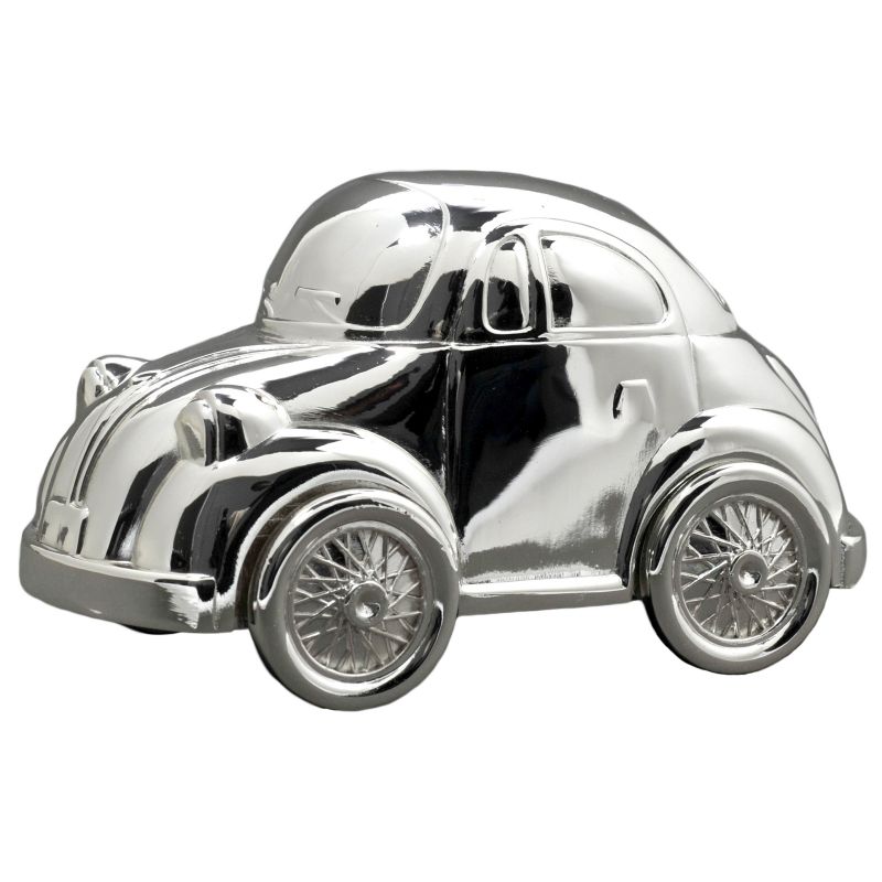 Tirelire Voiture Coccinelle (métal argenté) Daniel Crégut Produit 1 grande taille