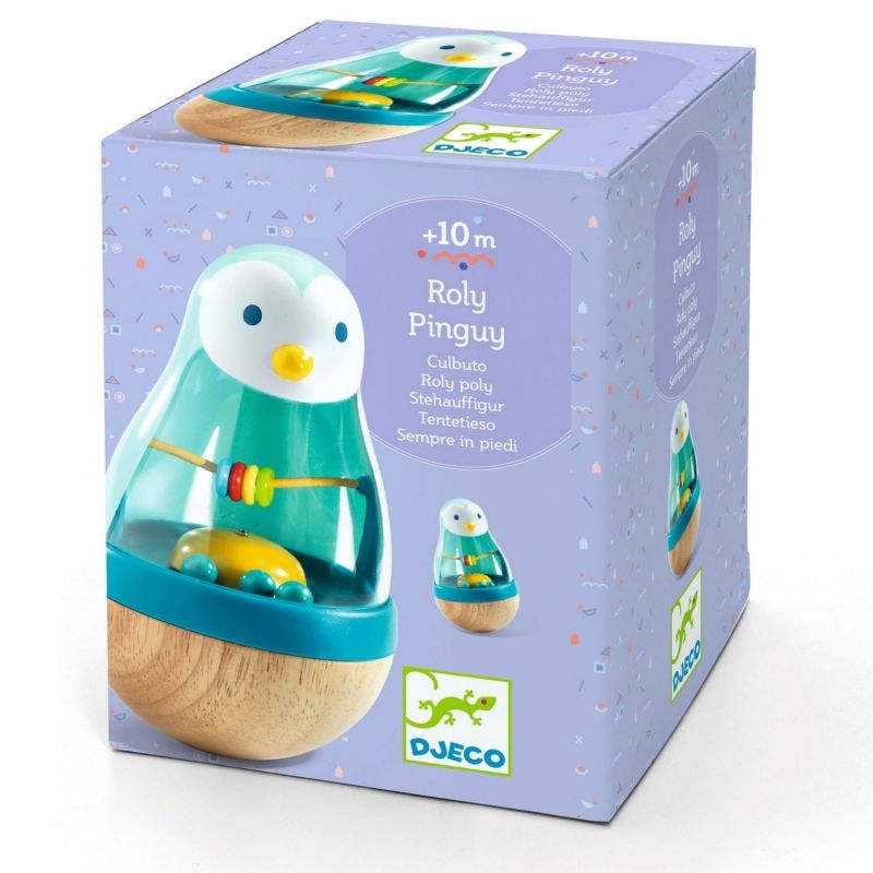 Culbuto Roly pingui Djeco Packaging 2