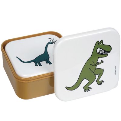 Lot de 3 boîtes à goûter Les Dinosaures