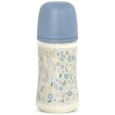 Biberon tétine SXPro M Wonderland Liberty bleu (270 ml) Suavinex