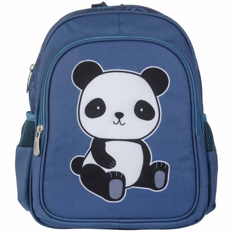 Sac à dos enfant bleu Panda A Little Lovely Company