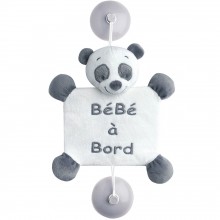 Bébé à bord panda Loulou  par Nattou