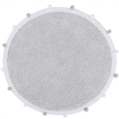 Tapis lavable Bubbly Light gris (120 cm) - Lorena Canals
