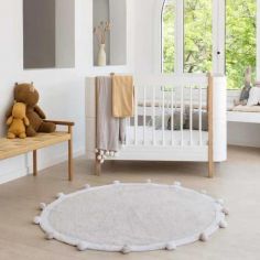 Tapis lavable Bubbly Light gris (120 cm)