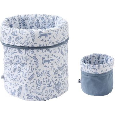 Lot de 2 paniers de toilette Forêt enchantée