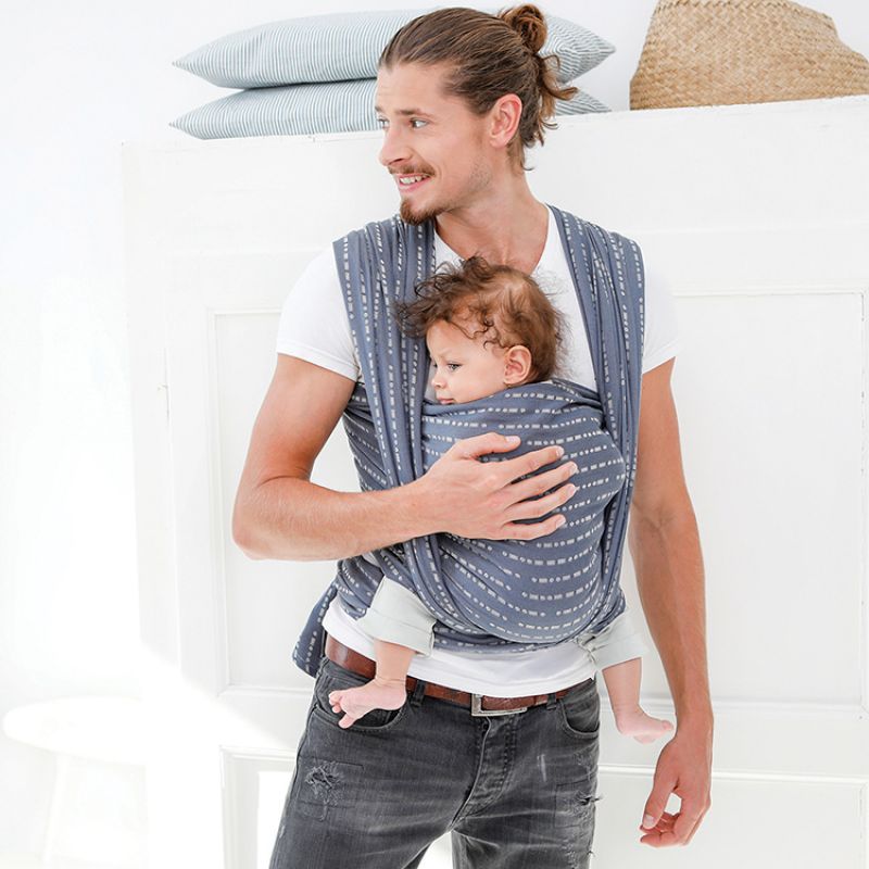 Echarpe de portage BB-slen coton bio Jacquard L.O.V.E. (4,9 mètres) Babylonia carriers