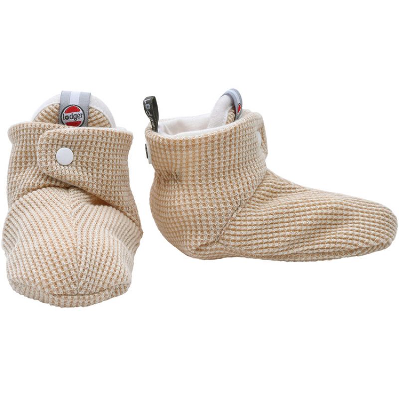 Chaussons en coton Ciumbelle Ivoire (0-3 mois) Lodger