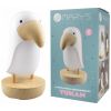 Veilleuse et enceinte Bluetooth Toucan Blanc  par Mary's