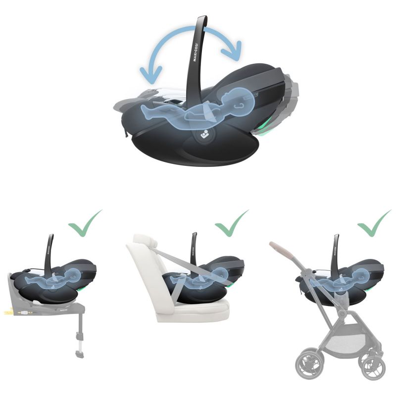 Siège auto Pebble 360 Pro 2 Twilic Graphite (groupe 0+) Maxi-Cosi Produit 9