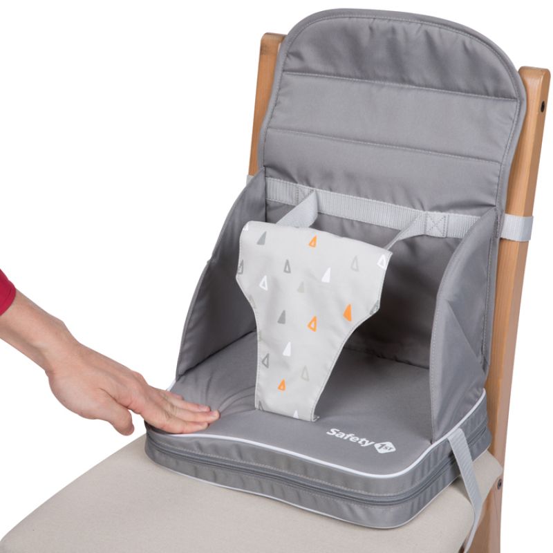 Réhausseur nomade Travel Booster Warm Grey Safety 1st