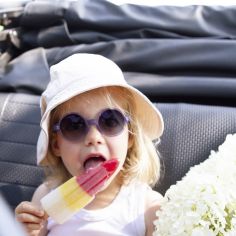 Lunettes de soleil Woam violettes (2-4 ans)