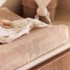 Housse matelas à langer en jersey Cloudy Rib Milky Coffee (50 x 70 cm) Jollein Ambiance 2