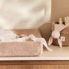 Housse matelas à langer en jersey Cloudy Rib Milky Coffee (50 x 70 cm) Jollein Ambiance 6