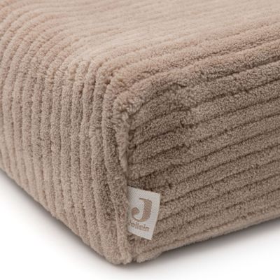 Housse matelas Ã  langer en jersey Cloudy Rib Milky Coffee (50 x 70 cm)