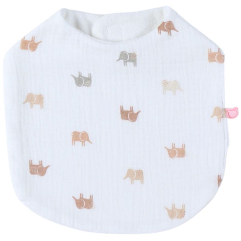 Set 3 bavoirs mousseline Elephants Noukie's Produit 2