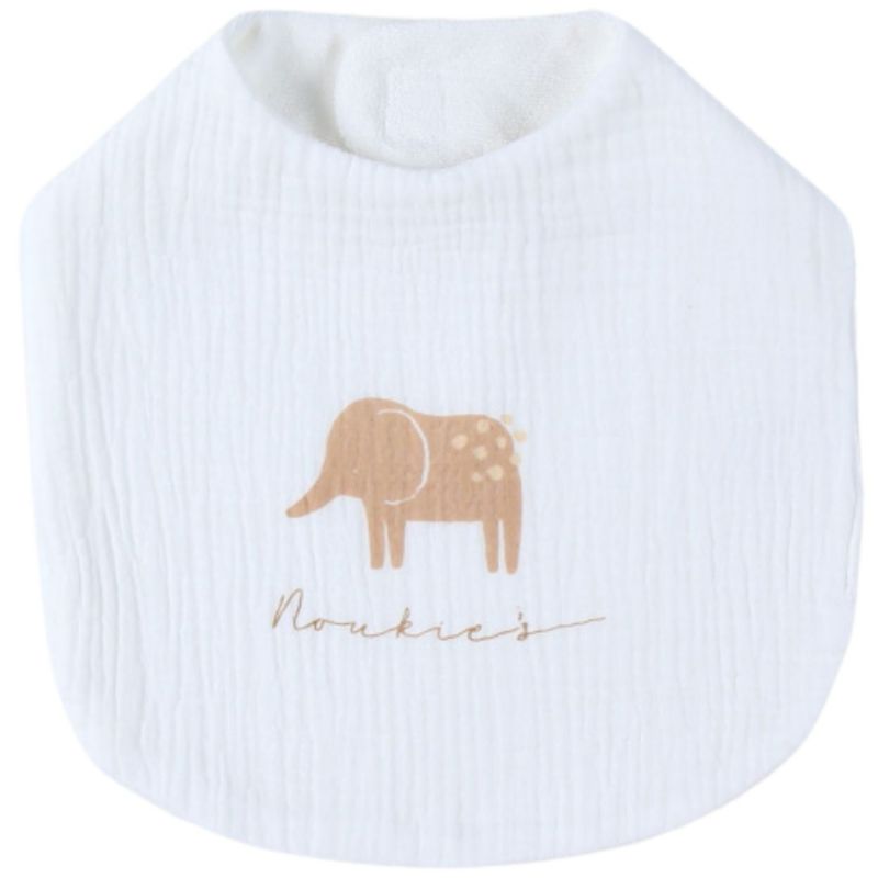 Set 3 bavoirs mousseline Elephants Noukie's Produit 4