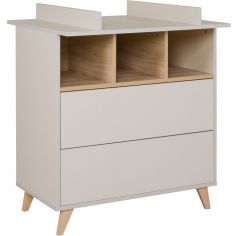 Commode à langer 2 tiroirs Loft Argile-Clay - Quax