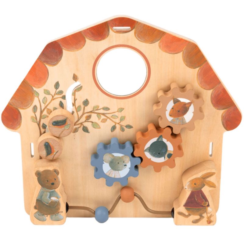 Tableau d'activités bébé en bois Egmont Toys Produit 1