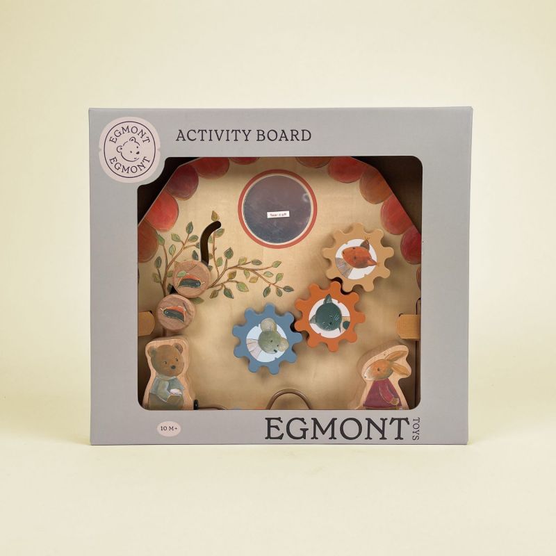 Tableau d'activités bébé en bois Egmont Toys Packaging 9