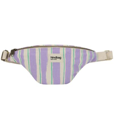 Sac banane Olivia Rayures Larges Violet Hindbag