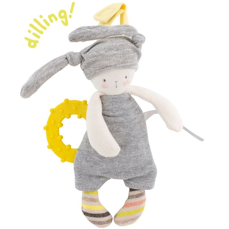 Hochet anneau de dentition Lapin Les petits dodos Moulin Roty