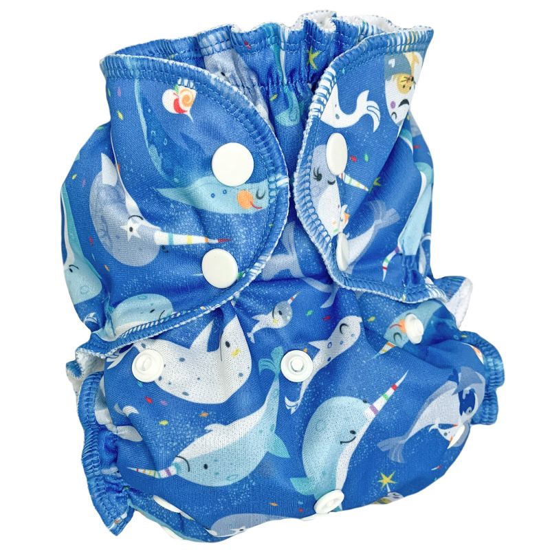 Couche lavable TE2 Tout En 2 Totally Narly (Taille unique : 2,8 à 16 kg) AppleCheeks