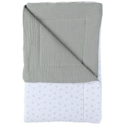 Couverture mousseline Smart flowers (75 x 100 cm)