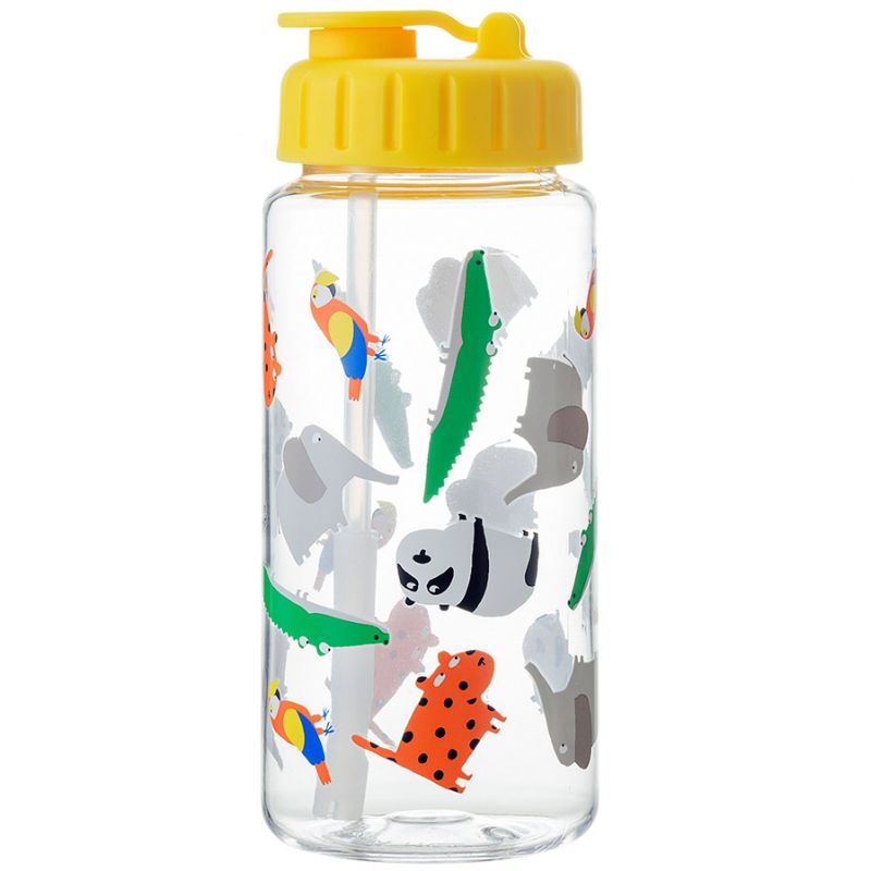 Gourde à paille Le Zoo (350 ml) Maison Petit Jour