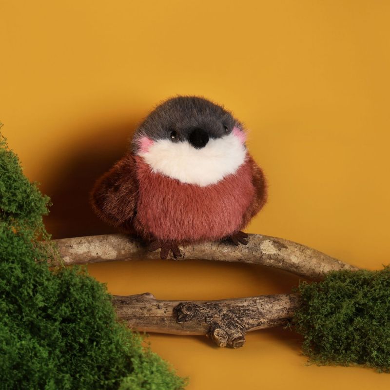 Peluche LES CUI-CUI PARADIS Moineau (15 cm) Histoire d'Ours Ambiance 4