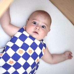 Gigoteuse été Comme un bonbon Romy (6-24 mois) damier bleu - BEBEL