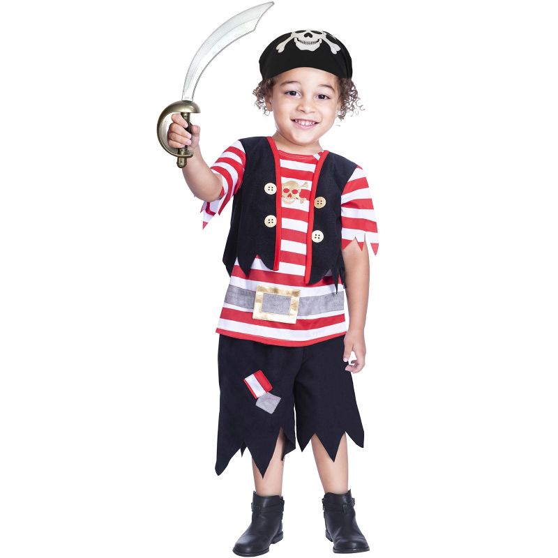 Déguisement de pirate rouge (6-8 ans) Travis Designs