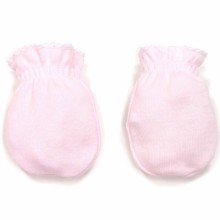 Moufles de naissance en coton rose  par Cambrass