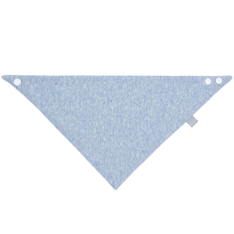 Bavoir bandana chiné bleu Lässig