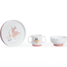 Set vaisselle porcelaine La petite école de danse