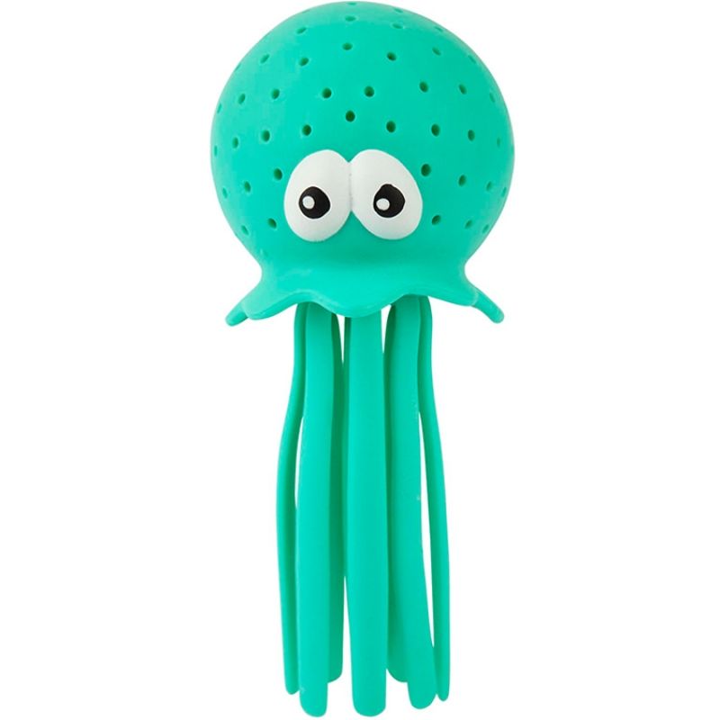 Arroseur de bain pieuvre neon turquoise Sunnylife