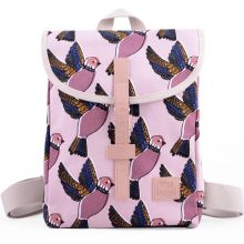 Mini sac à dos de randonnée Mini Trek oiseau Pink birds  par Jojo Factory