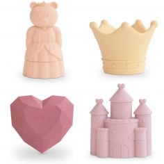 Lot de 4 jouets de bain Princess - Mushie