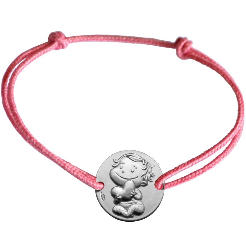 Bracelet cordon enfant Câline (argent 925°) La Fée Galipette