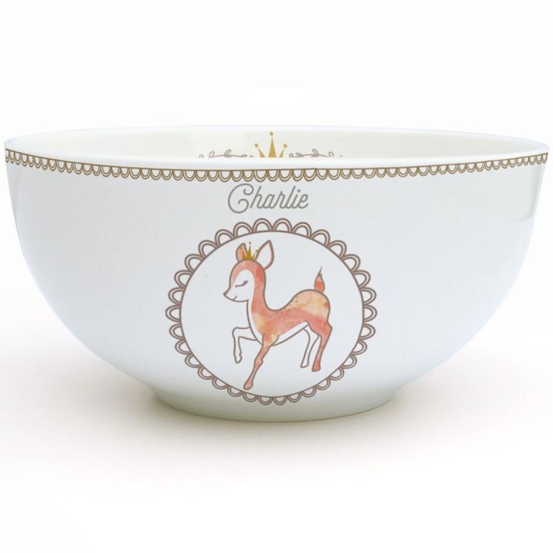 Bol en porcelaine Faon (personnalisable) Gaëlle Duval