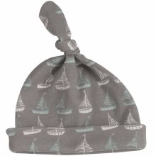 Bonnet noué Boat Grey (6-12 mois)  par Pigeon