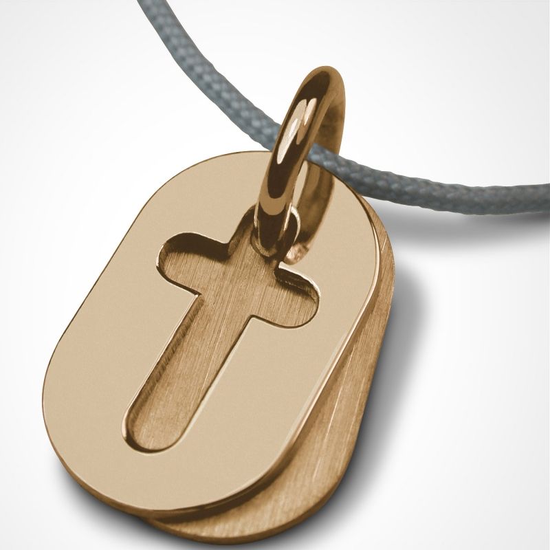 Collier cordon Amen (or jaune 750°) Mikado