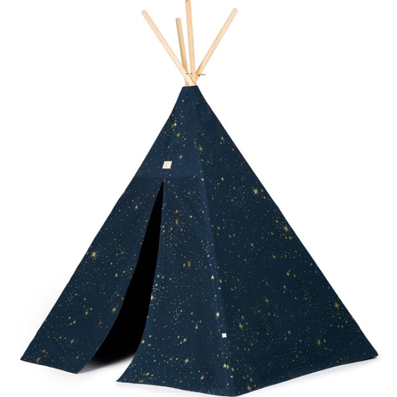 Tente tipi Phoenix Gold stella Night blue Nobodinoz