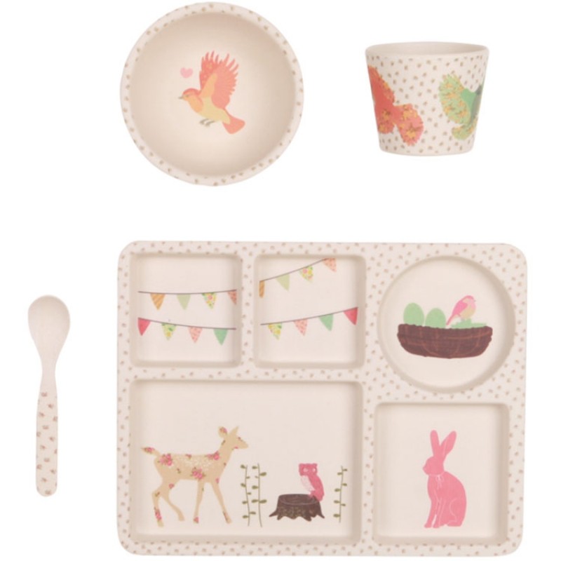 Coffret repas L'Heure du Thé (4 pièces) Love Maé
