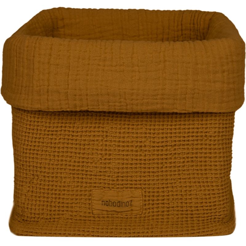 Panier de toilette Wabi-Sabi Golden Brown (20 x 18 cm) Nobodinoz