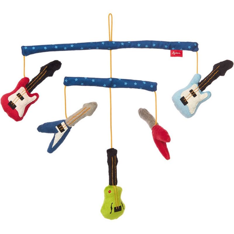 Mobile en tissu guitares Papa & Me Sigikid