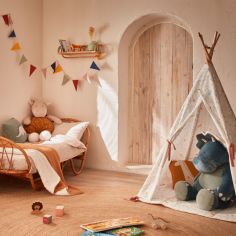 Peluche géante en veloudoux Ops le tricératops TSO (90 cm)